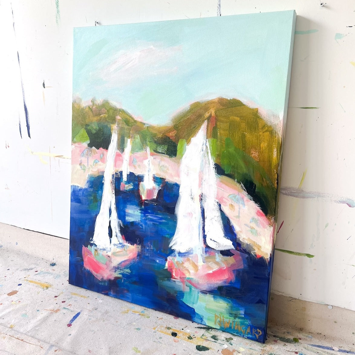 Adventure | Abstract Coastal Painting