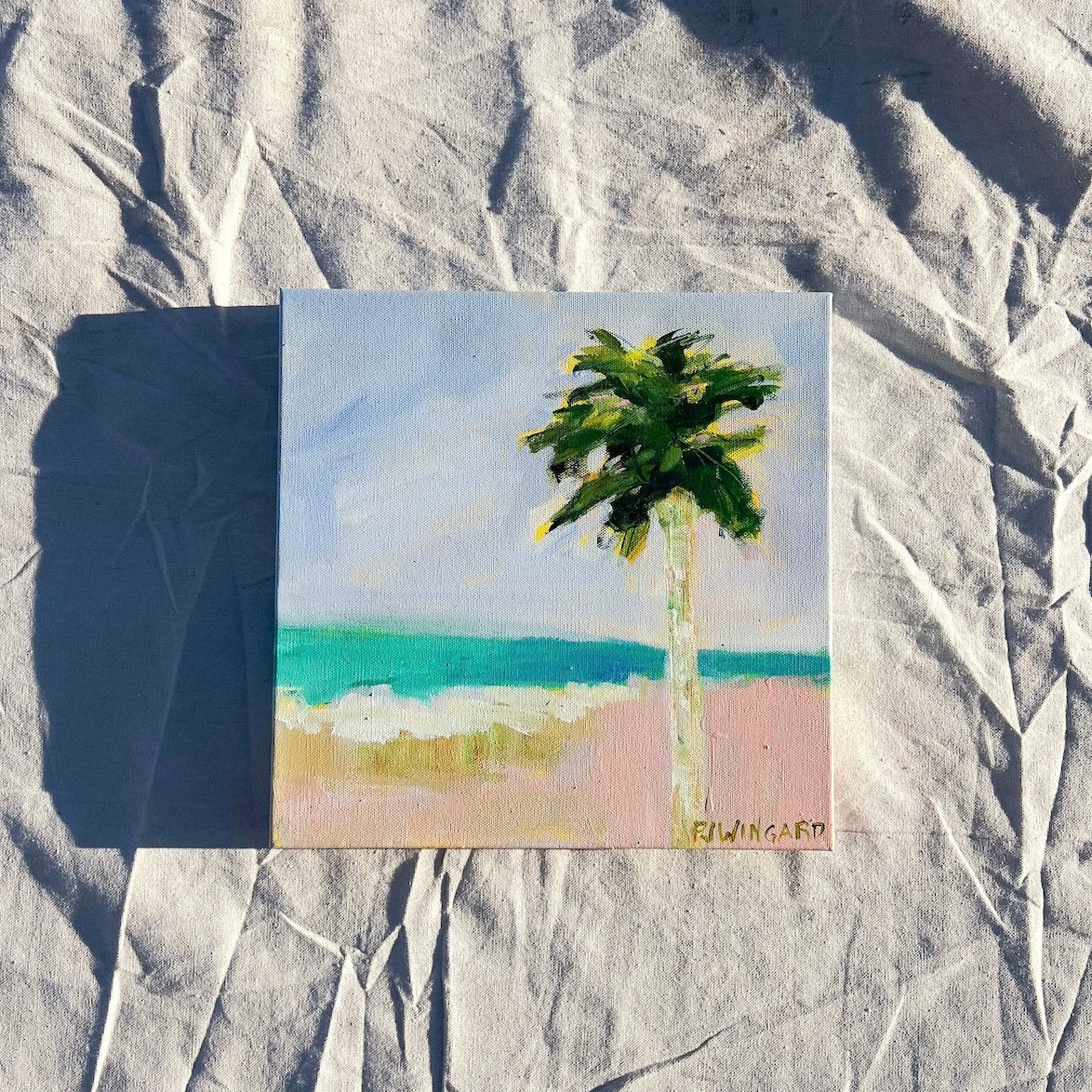All I Wanna Do | Abstract Coastal Painting