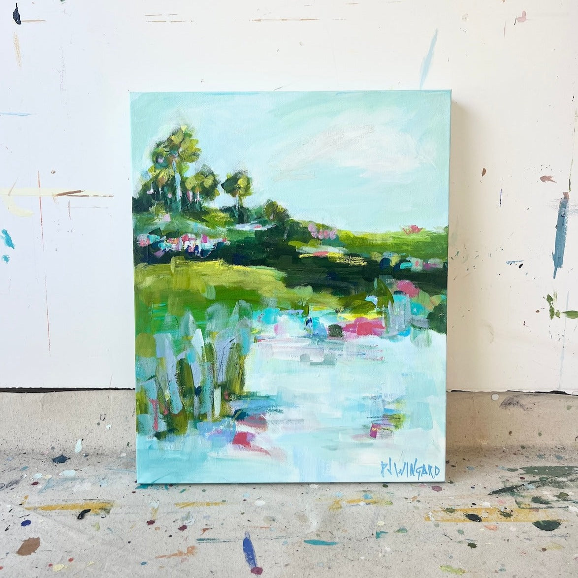 Brand New Day | Abstract Coastal Painting