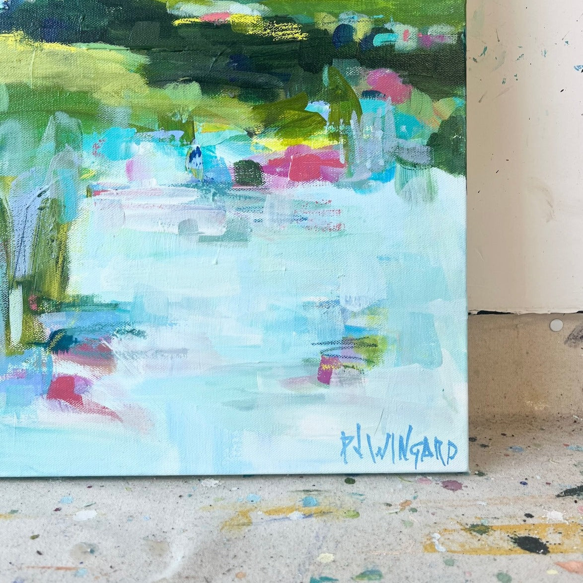 Brand New Day | Abstract Coastal Painting