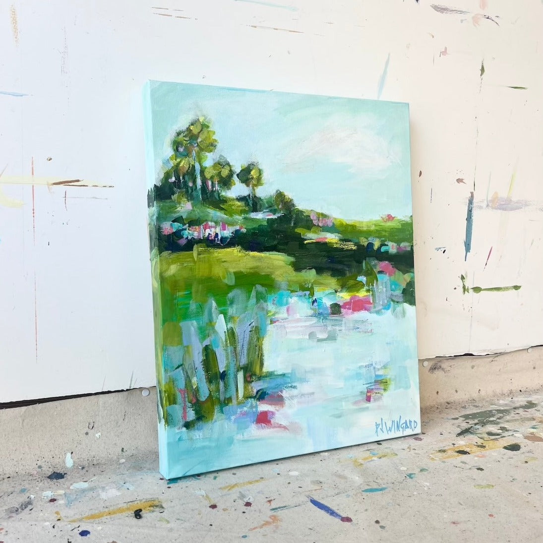 Brand New Day | Abstract Coastal Painting
