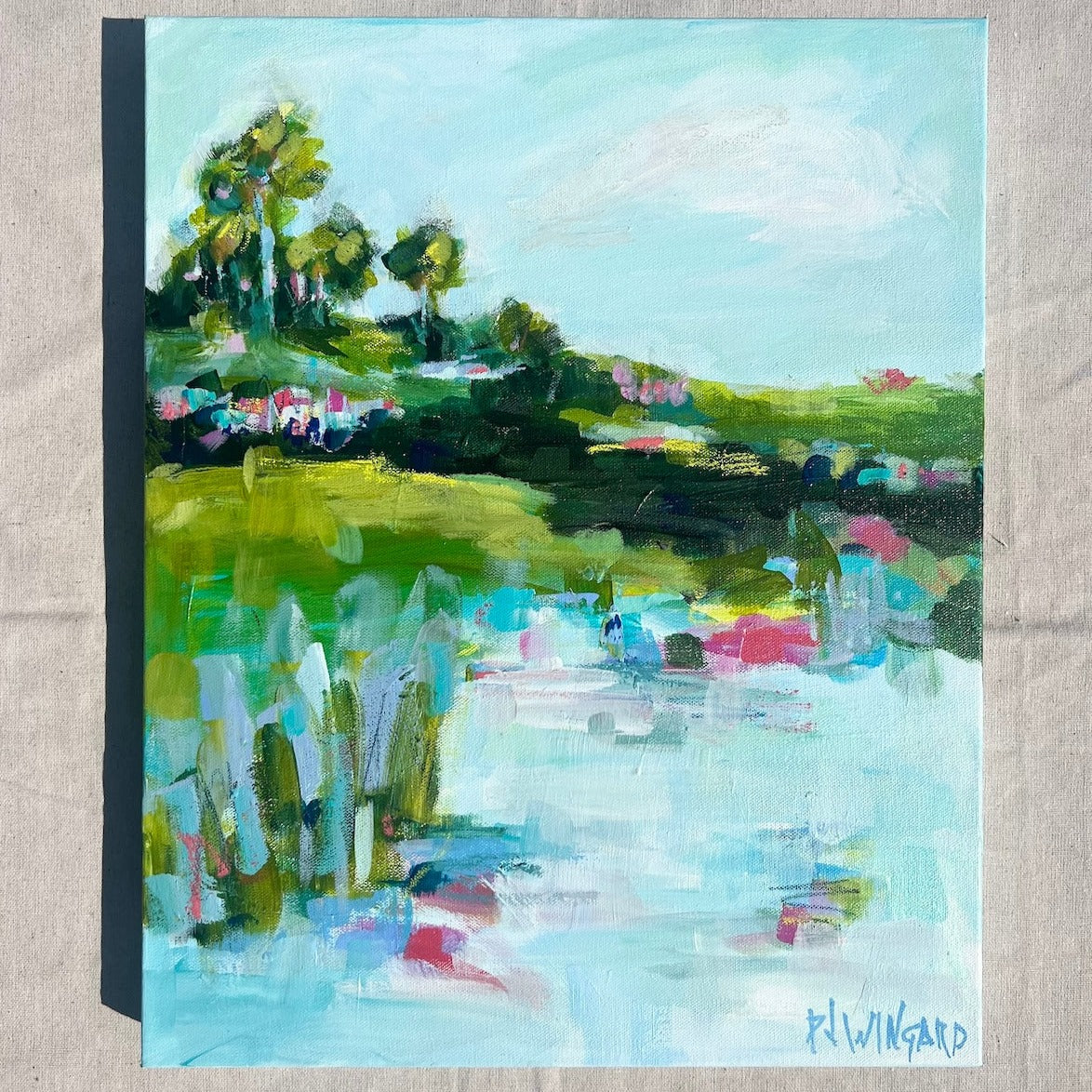 Brand New Day | Abstract Coastal Painting