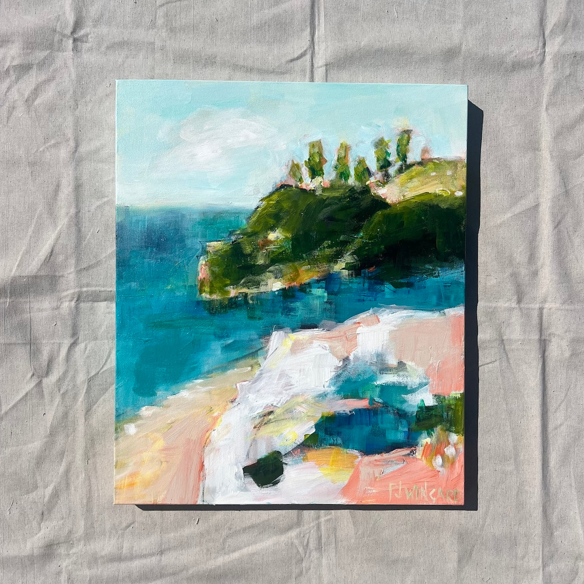 Buongiorno | Abstract Coastal Painting