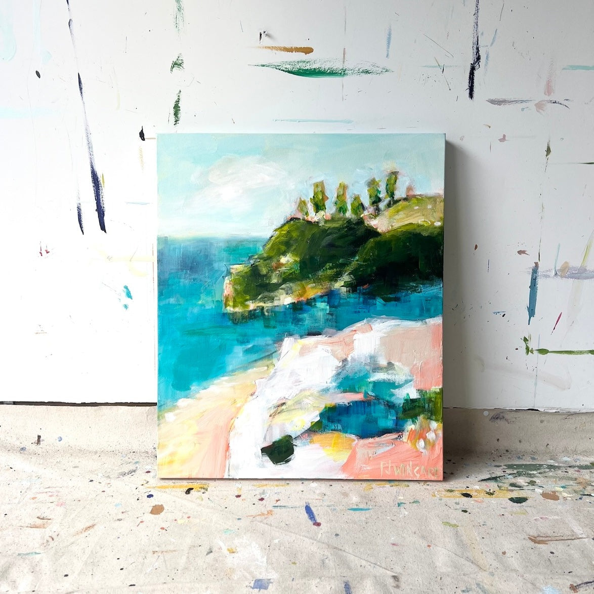 Buongiorno | Abstract Coastal Painting