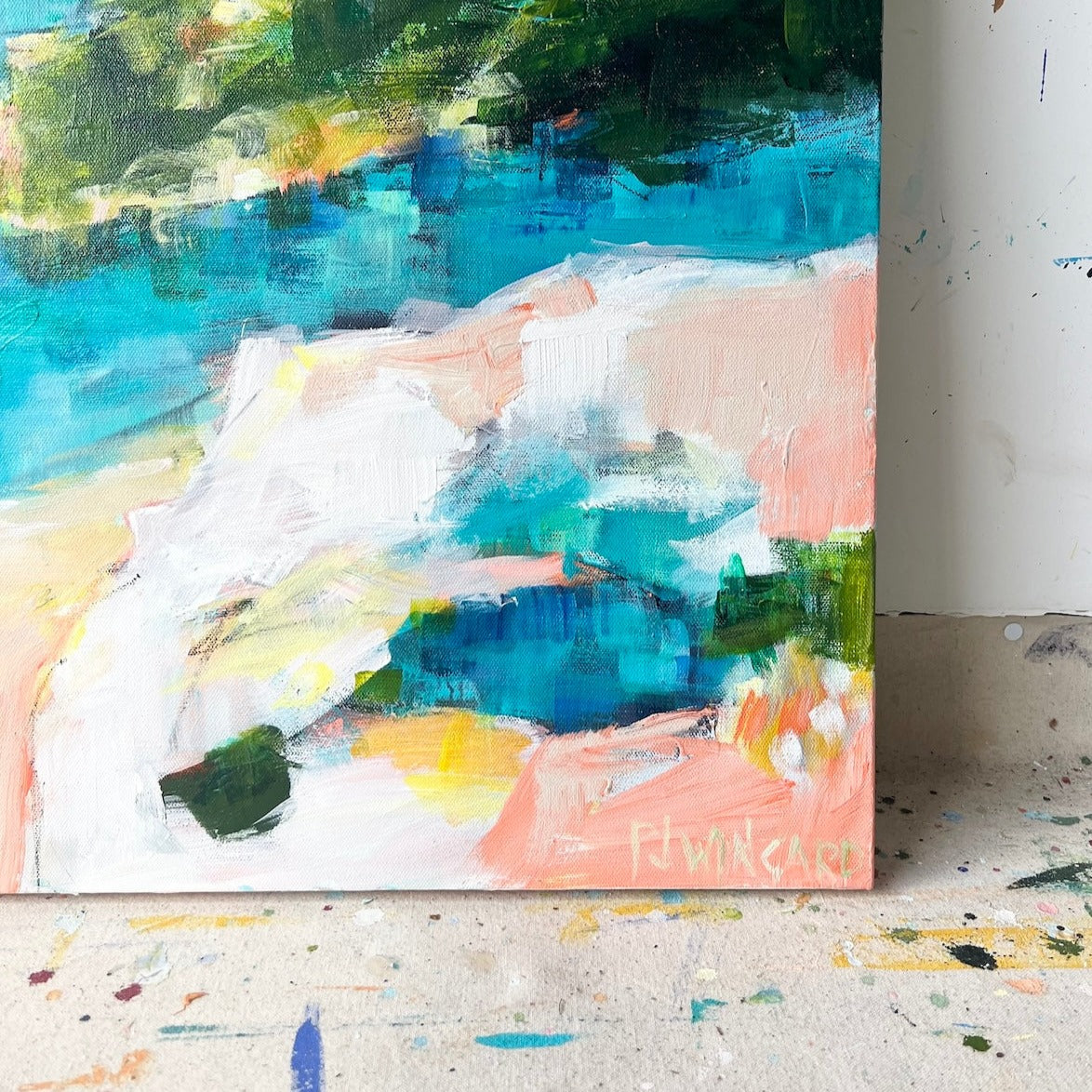 Buongiorno | Abstract Coastal Painting