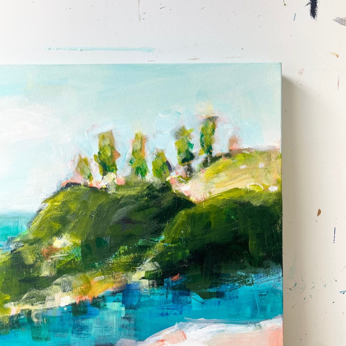 Buongiorno | Abstract Coastal Painting