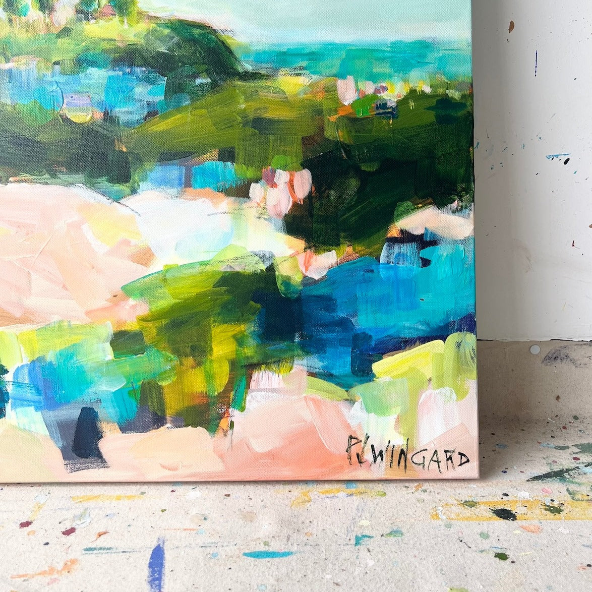 Grazie | Abstract Coastal Painting