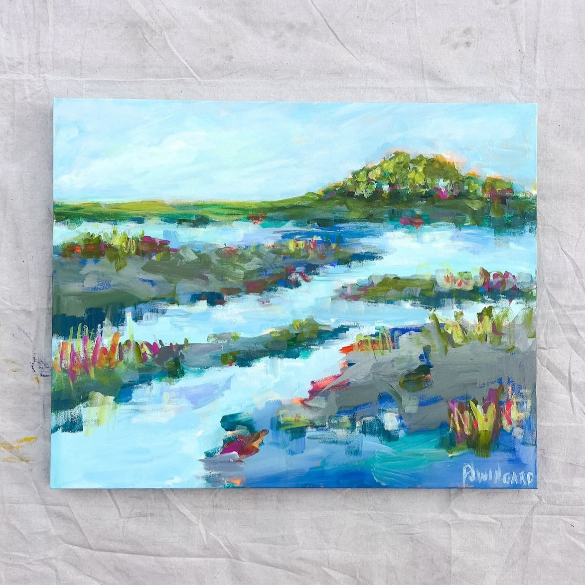 Heartbreaker | Abstract Coastal Painting