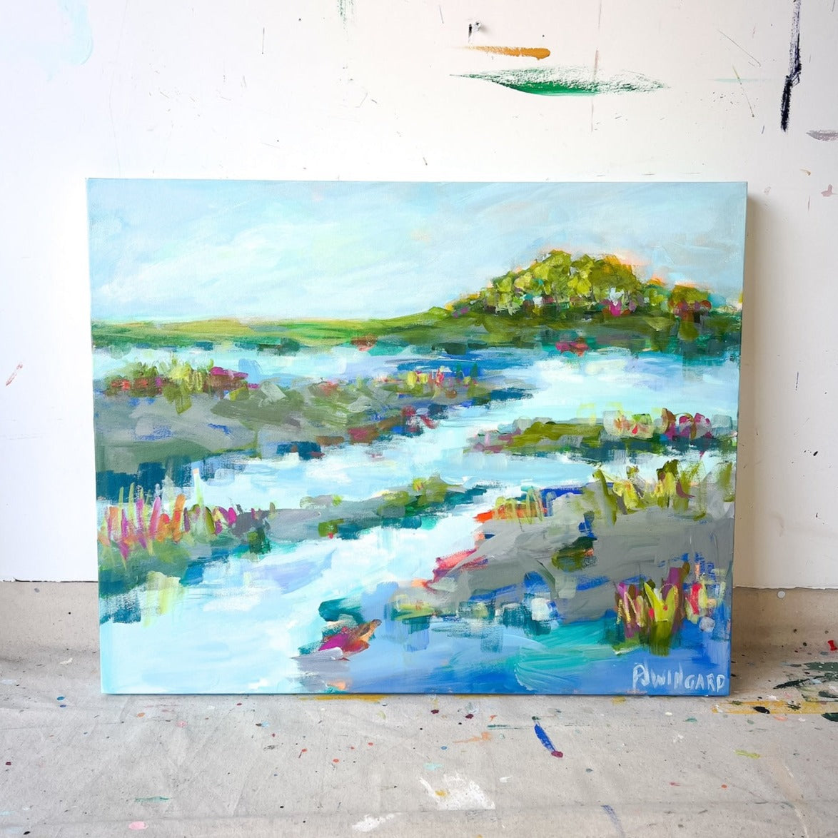 Heartbreaker | Abstract Coastal Painting