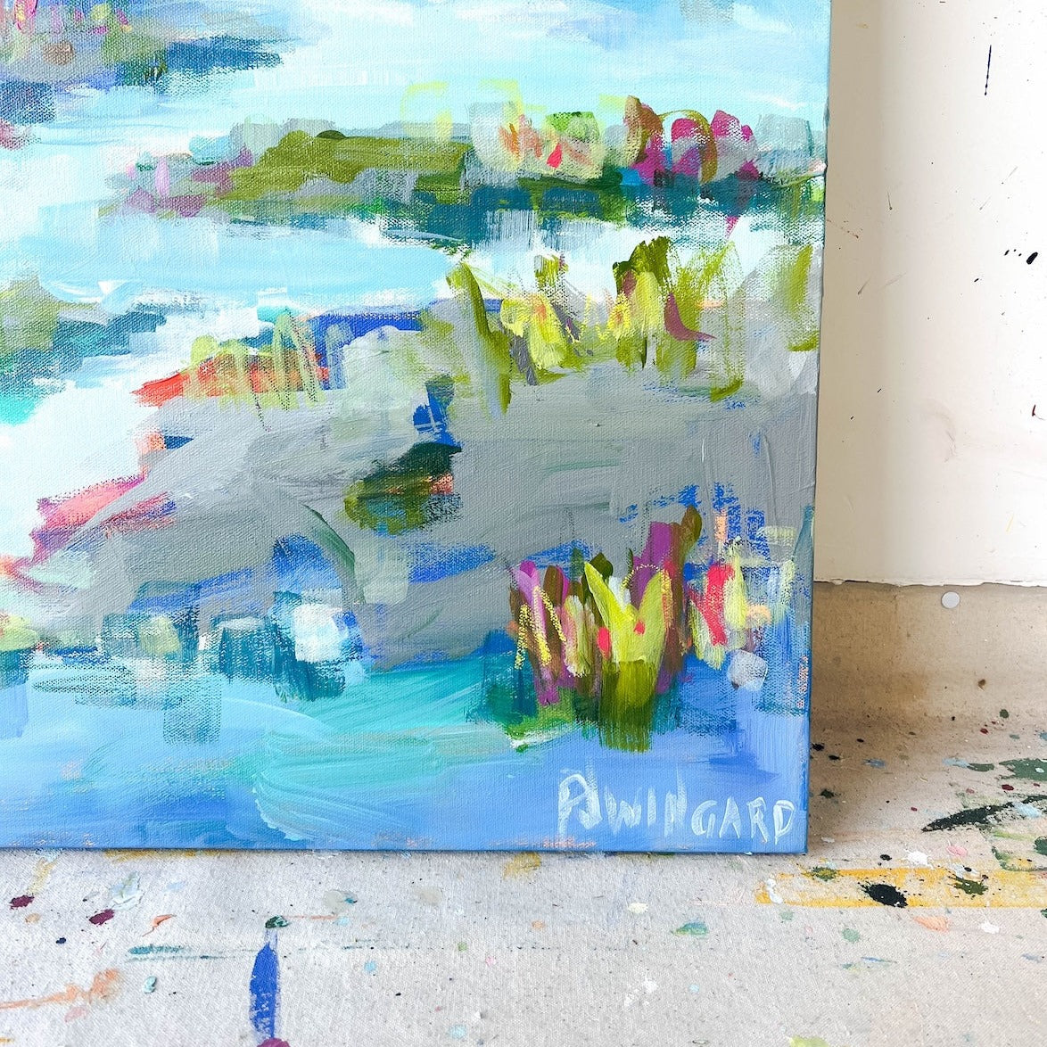Heartbreaker | Abstract Coastal Painting