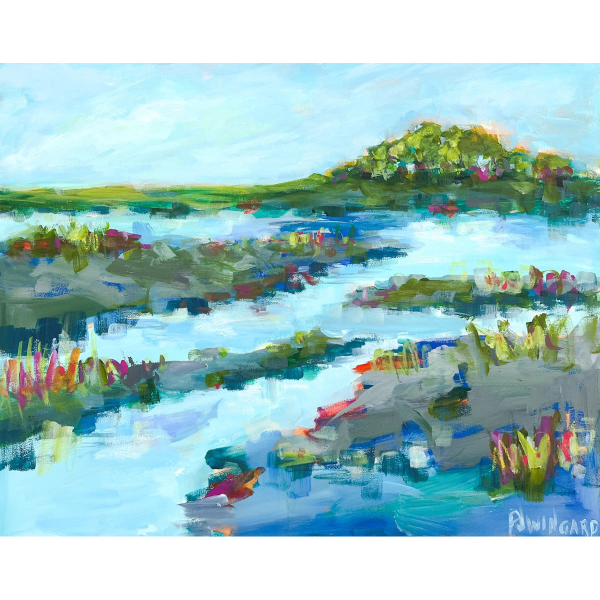 Heartbreaker | Abstract Coastal Painting
