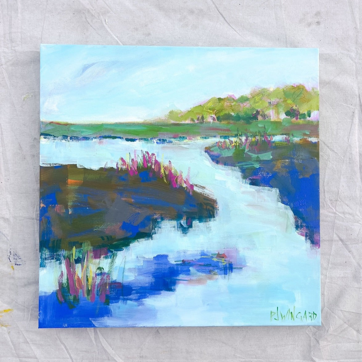 Hello Goodbye | Abstract Coastal Painting