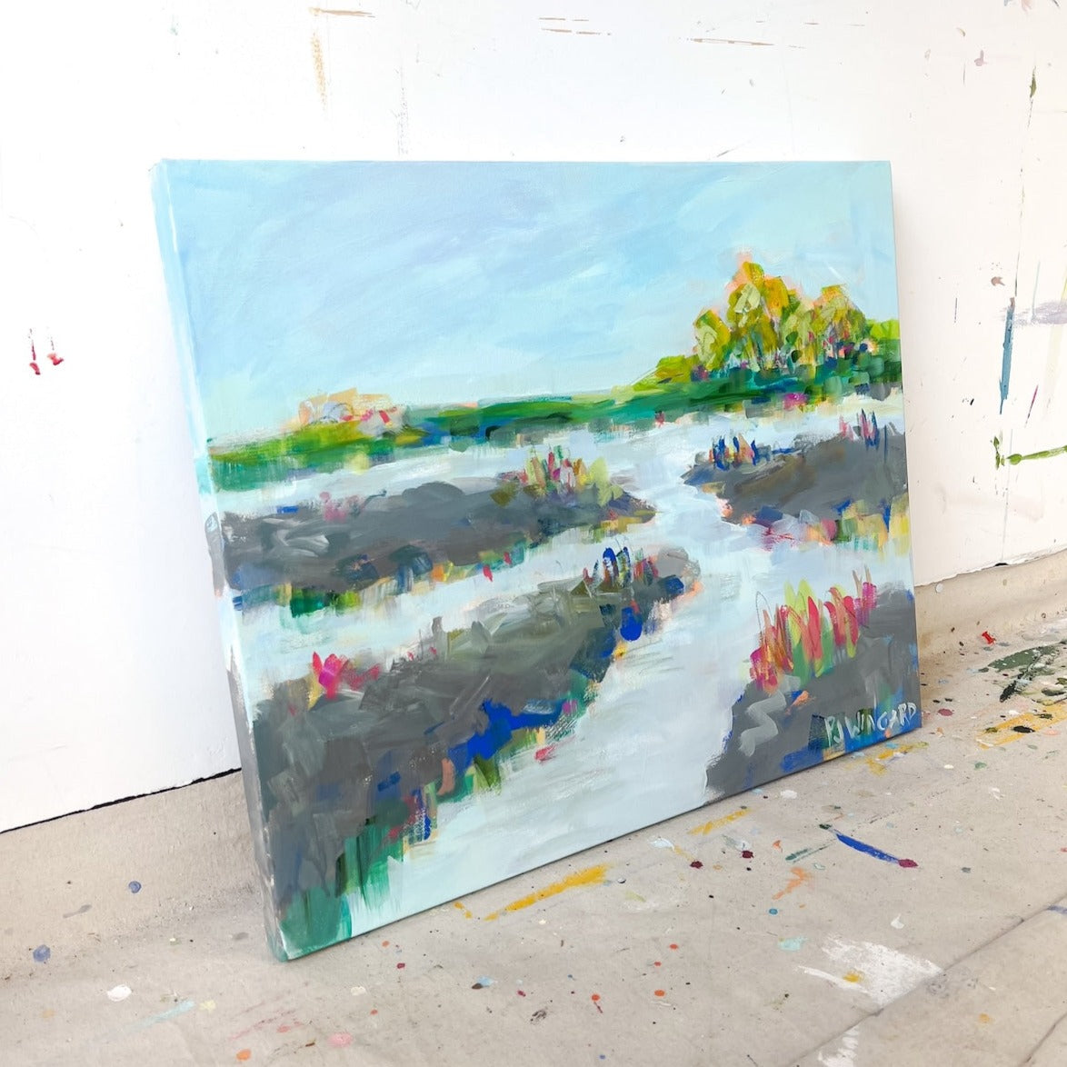 I Can't Explain | Abstract Coastal Painting