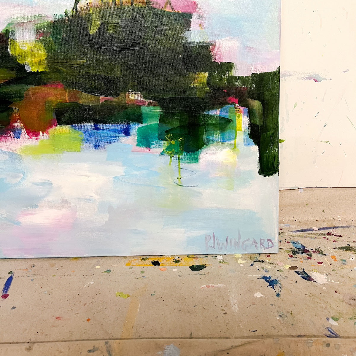I Only Have Eyes for You | Abstract Coastal Painting