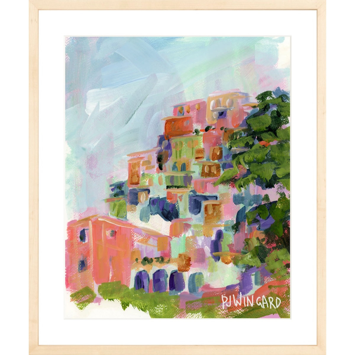 Abstract fine art giclée print by Pamela Wingard.