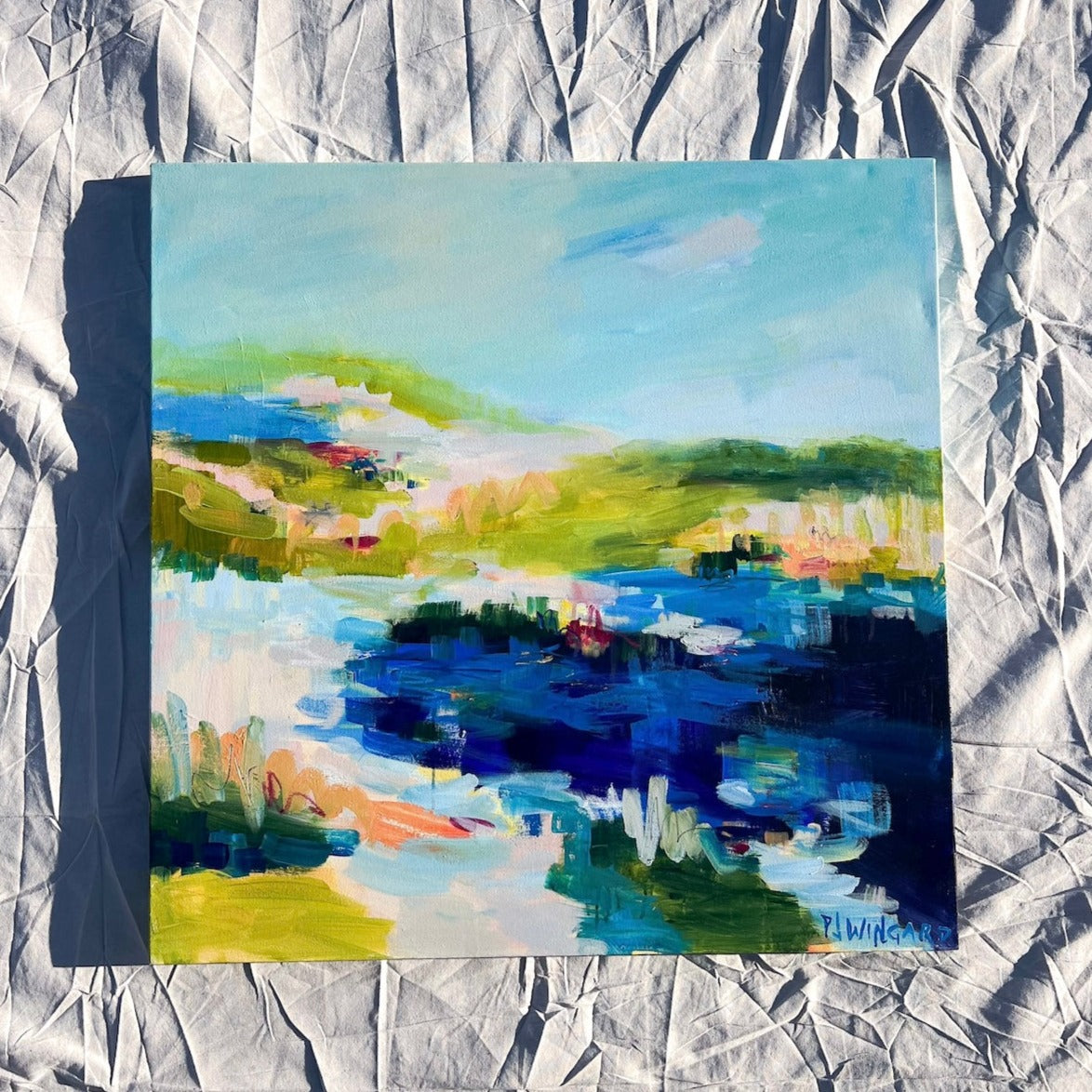 Lighthearted | Abstract Coastal Painting