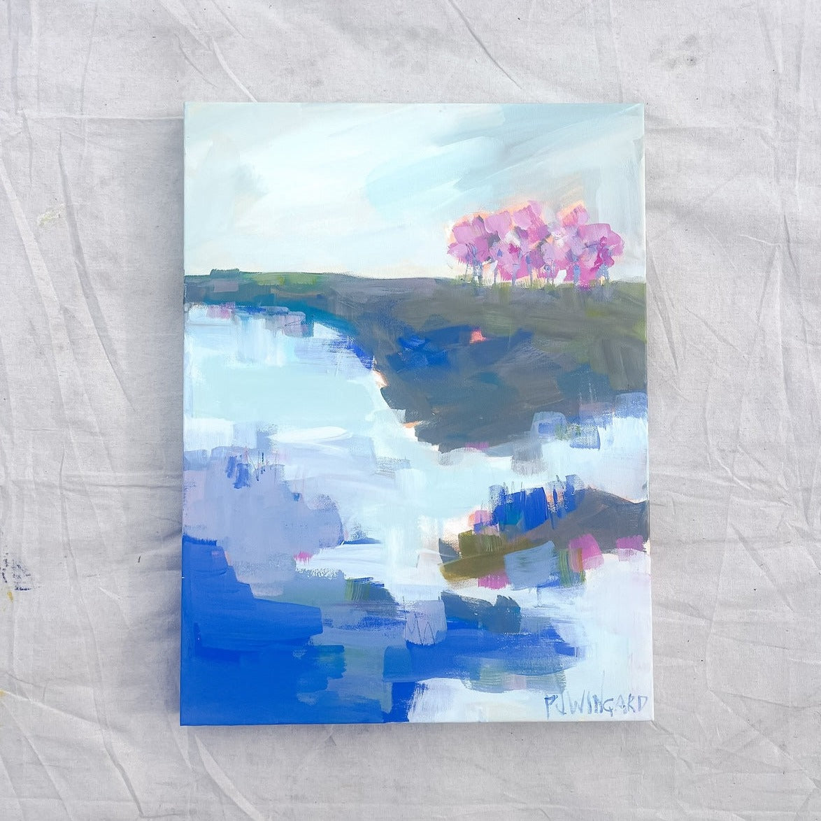 My Boyfriend's Back | Abstract Coastal Painting