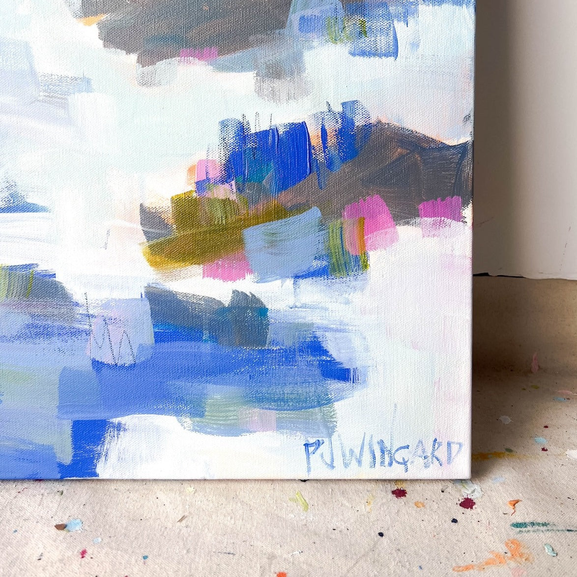My Boyfriend's Back | Abstract Coastal Painting