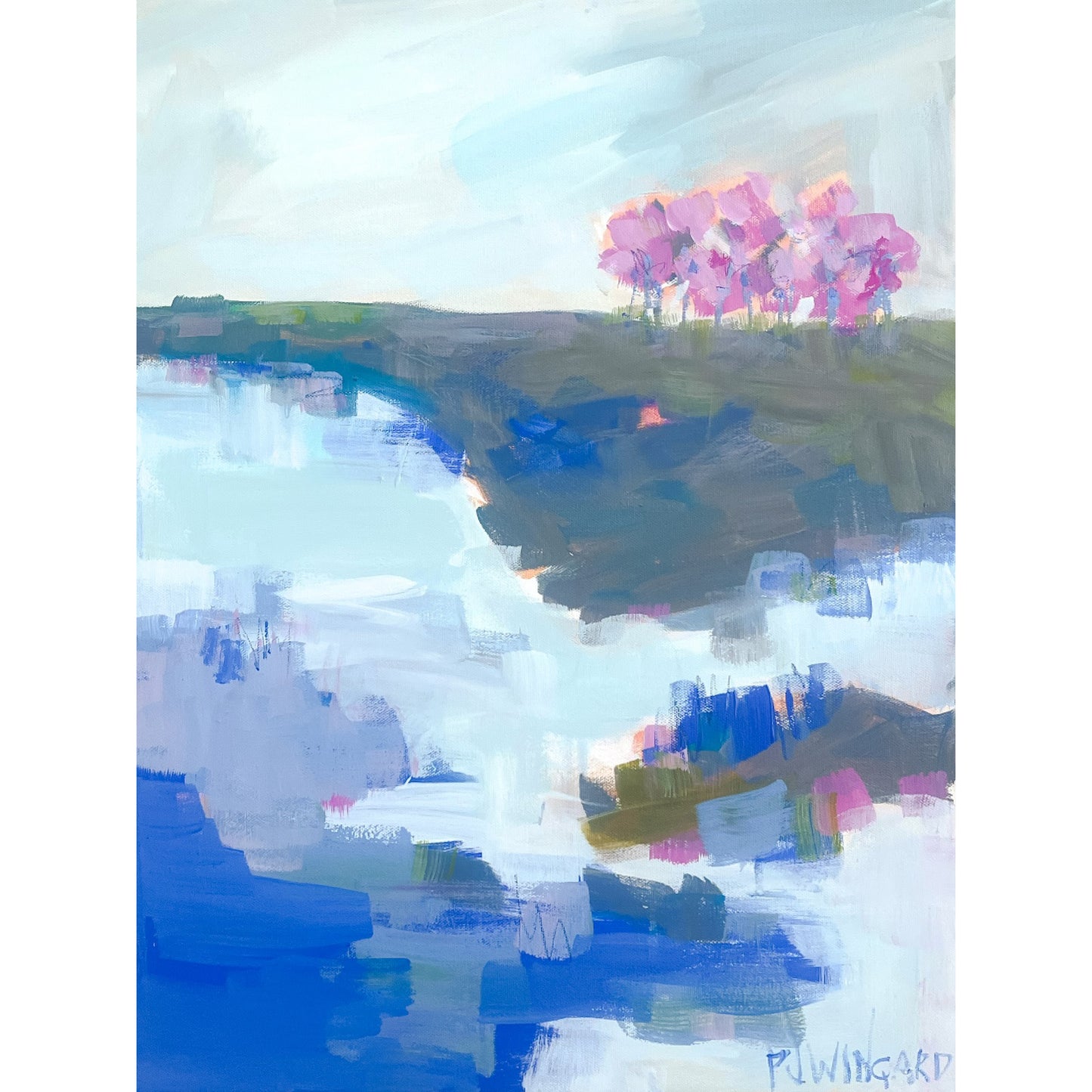 My Boyfriend's Back | Abstract Coastal Painting