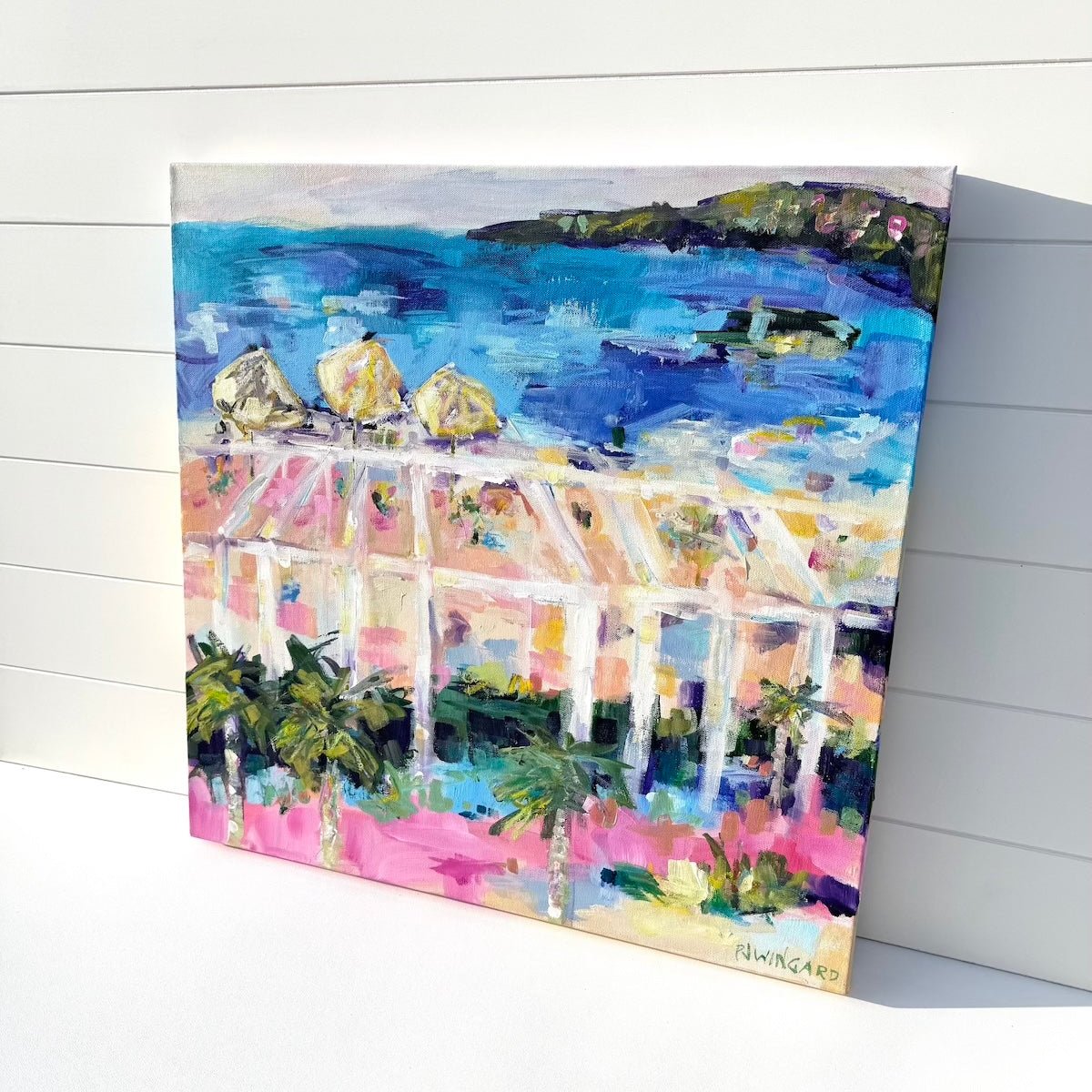 Nice View | Abstract Coastal Painting