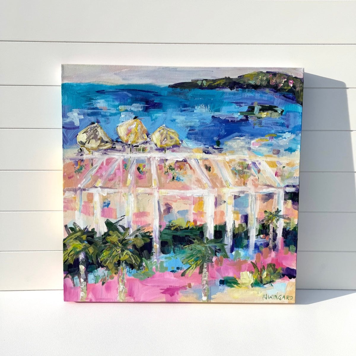 Nice View | Abstract Coastal Painting