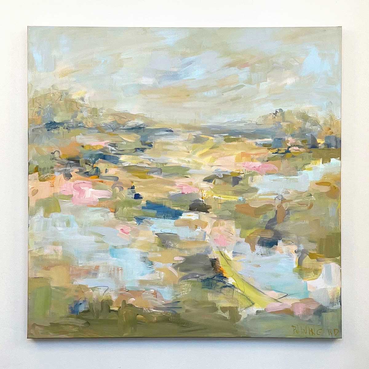 On My Mind | Abstract Coastal Painting