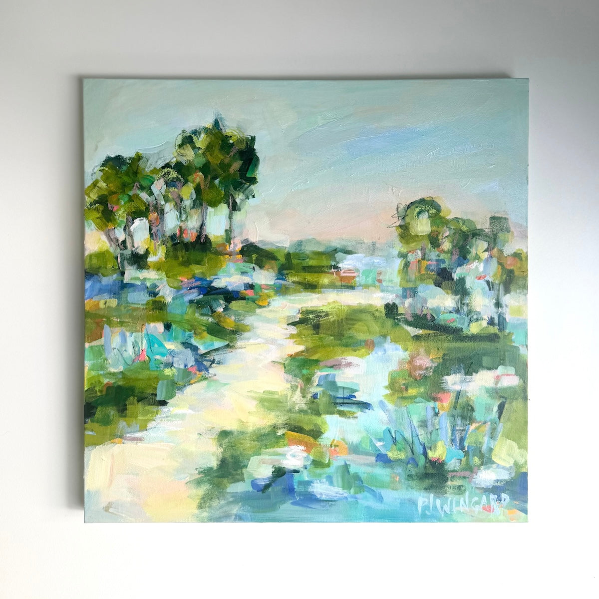 Vacation Groove Coastal Abstract Fine Art Collection by Pamela Wingard Fine Art