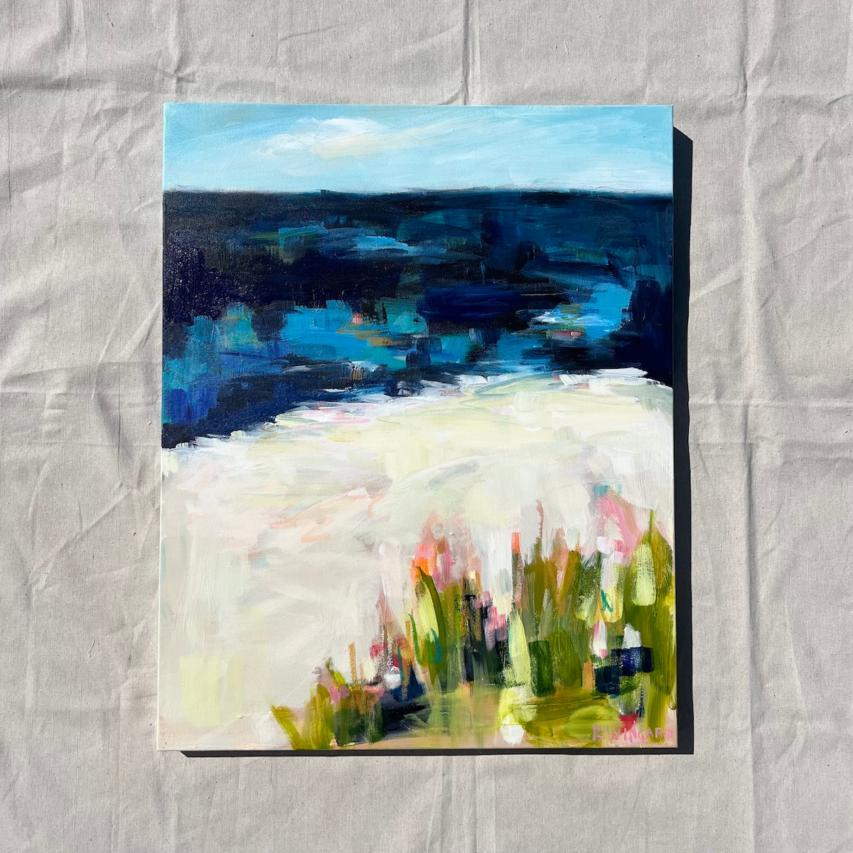 Rhythm | Abstract Coastal Painting