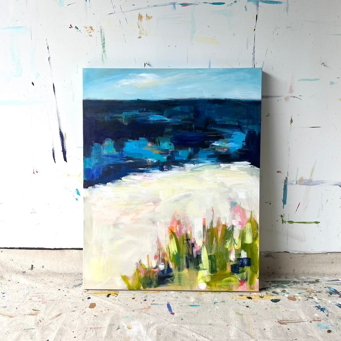Rhythm | Abstract Coastal Painting