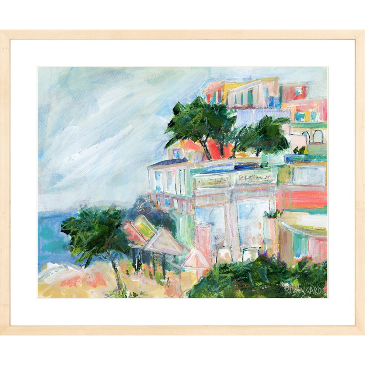 Abstract fine art giclée print by Pamela Wingard.