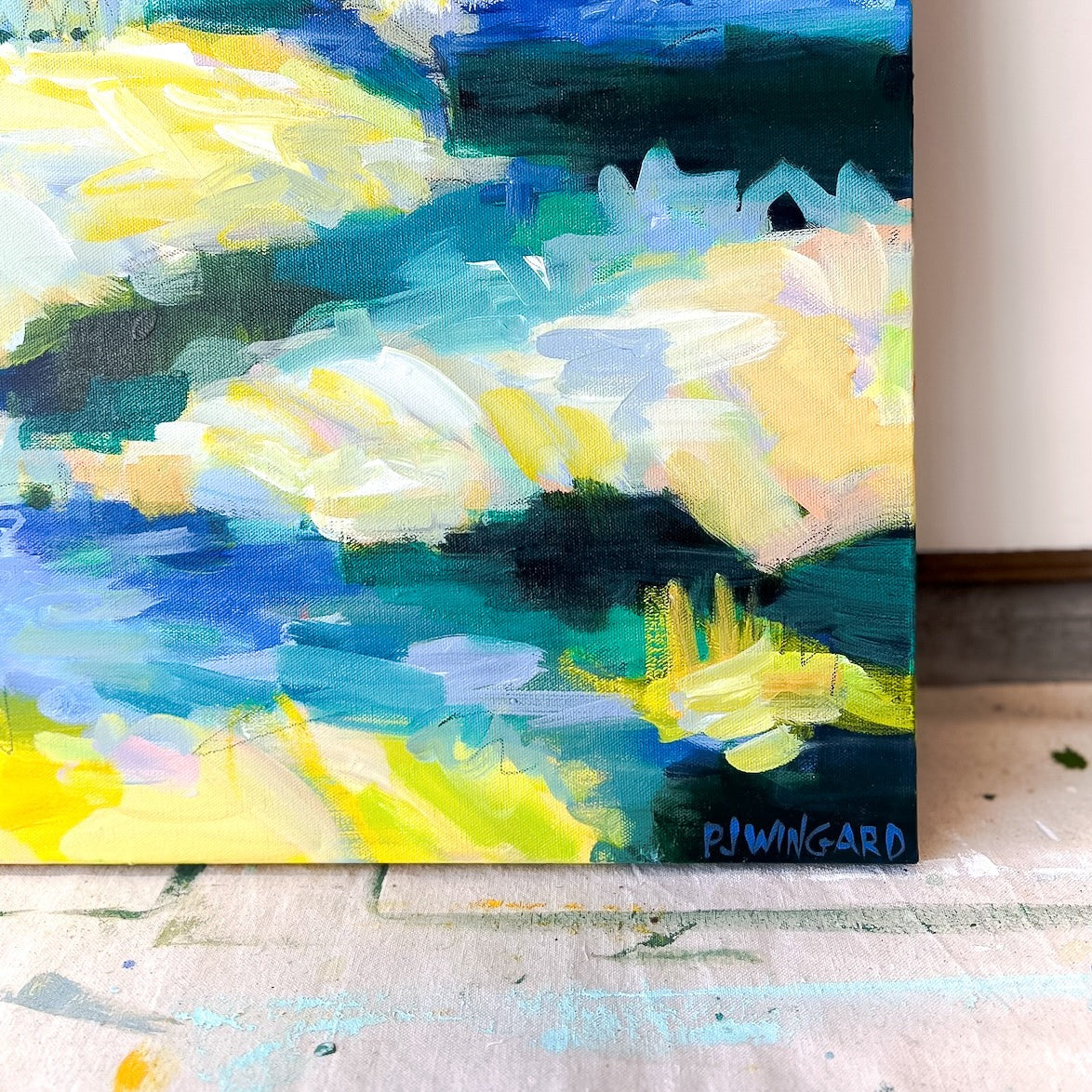 Sunny Girl | Abstract Coastal Painting