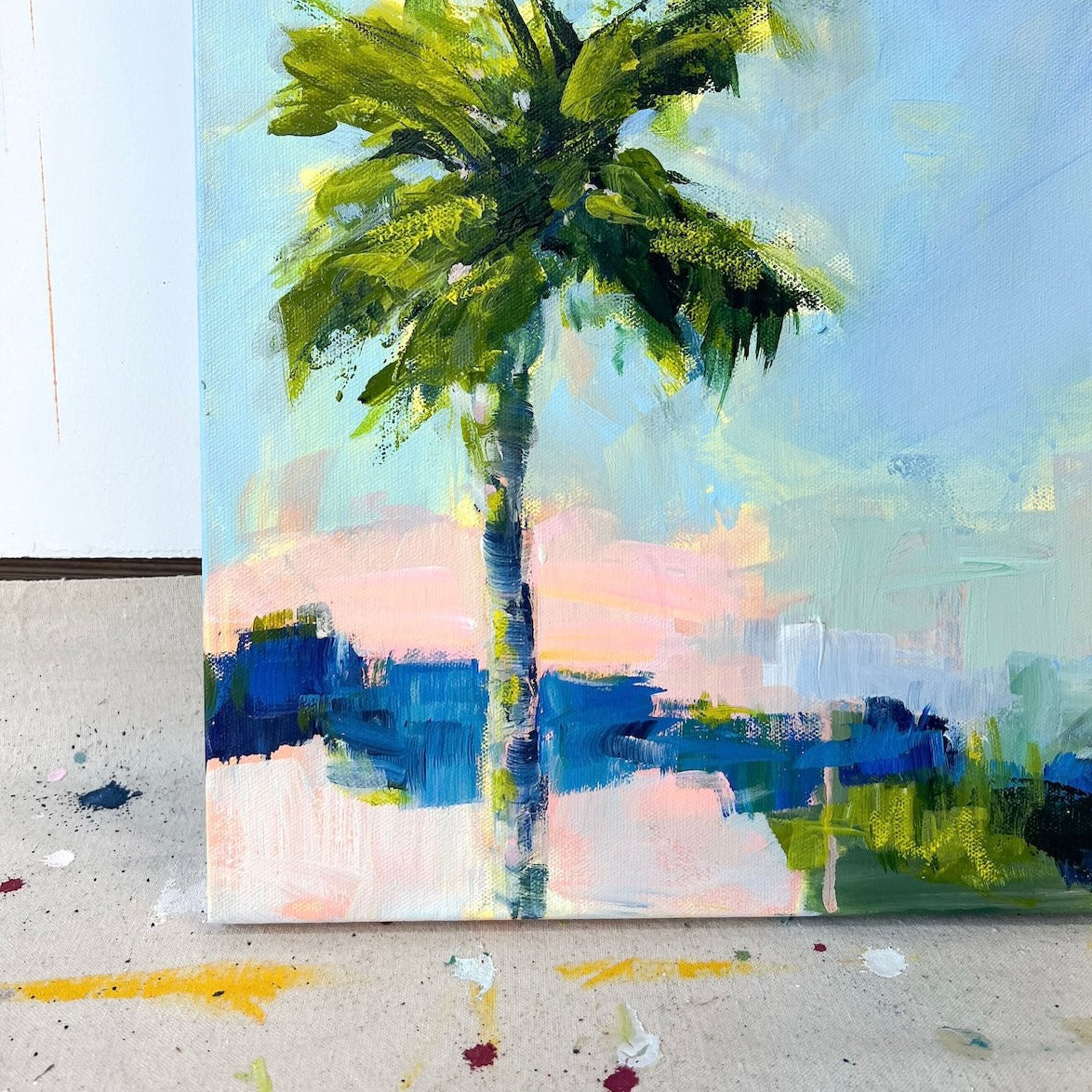 Surf's Up | Abstract Coastal Painting