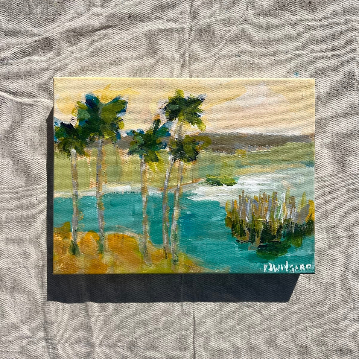 Vacation Spot | Abstract Coastal Painting