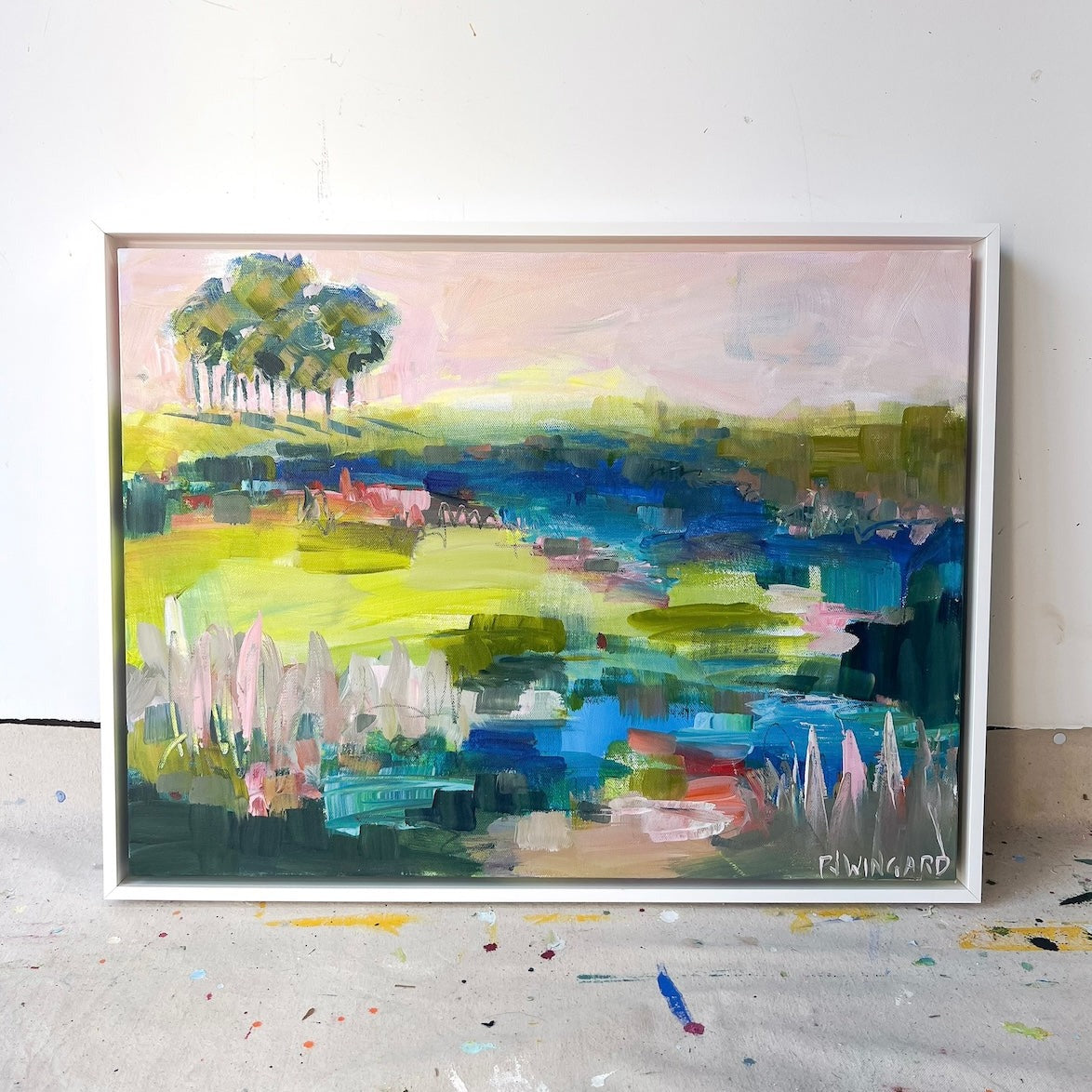 Wake Up | Abstract Coastal Painting