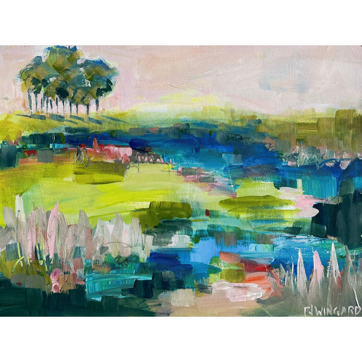 Wake Up | Abstract Coastal Painting