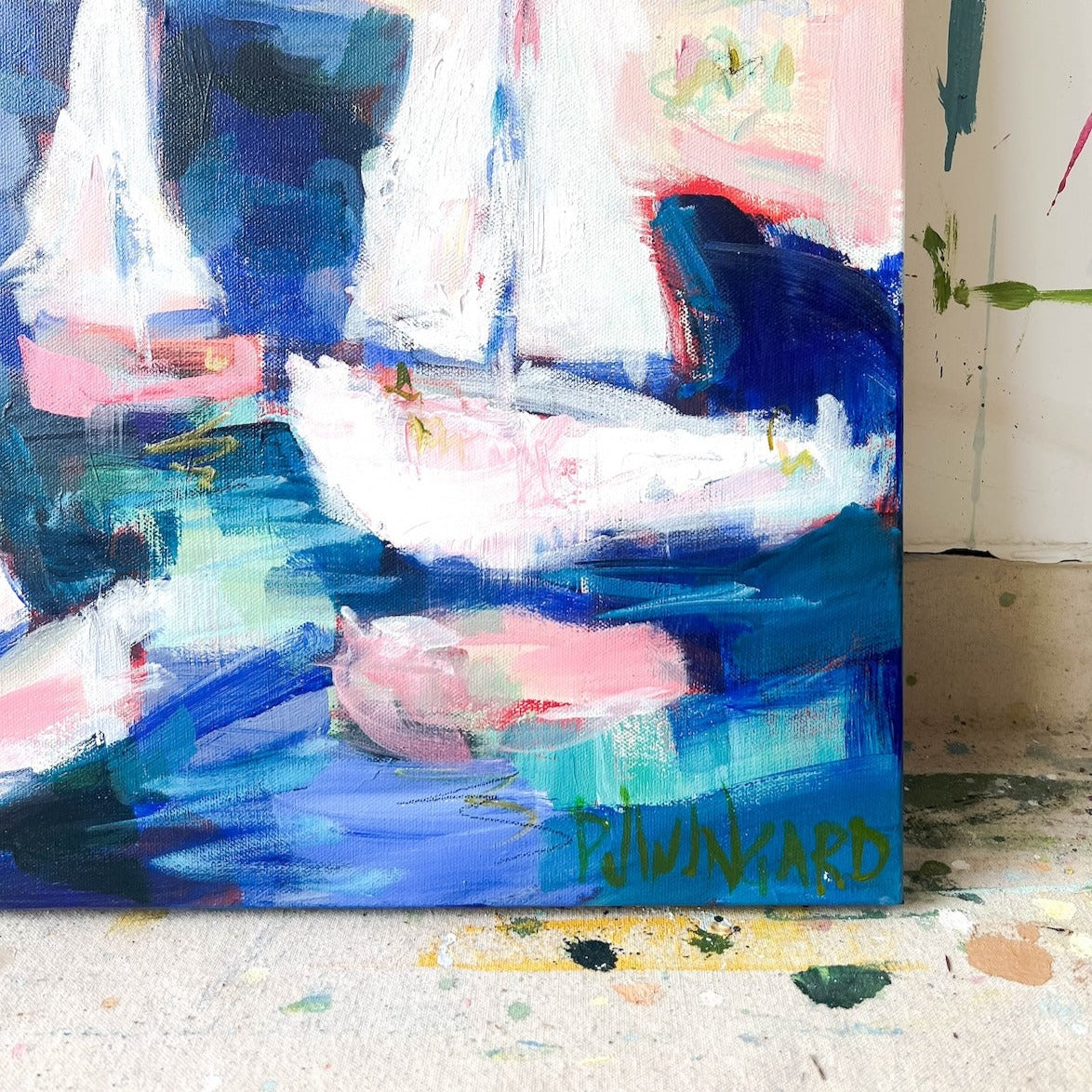 Winds of Change | Abstract Coastal Painting
