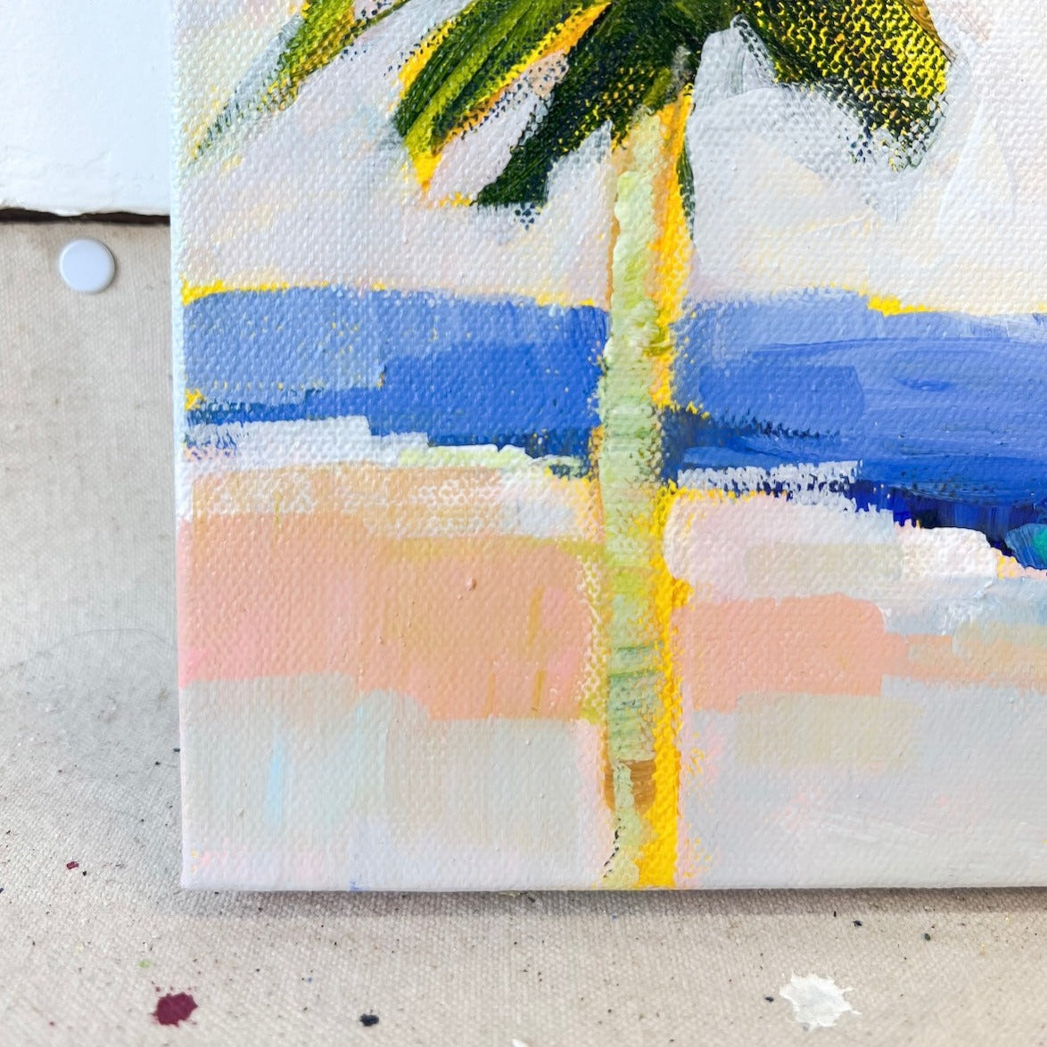 You Still Believe in Me | Abstract Coastal Painting