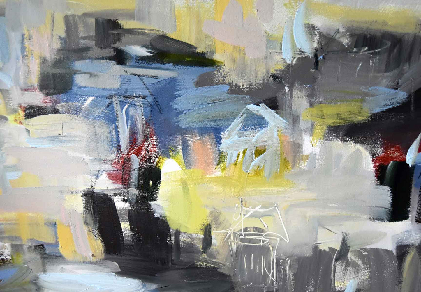 Hush Abstract Painting AVAILABLE VIA GALLERY