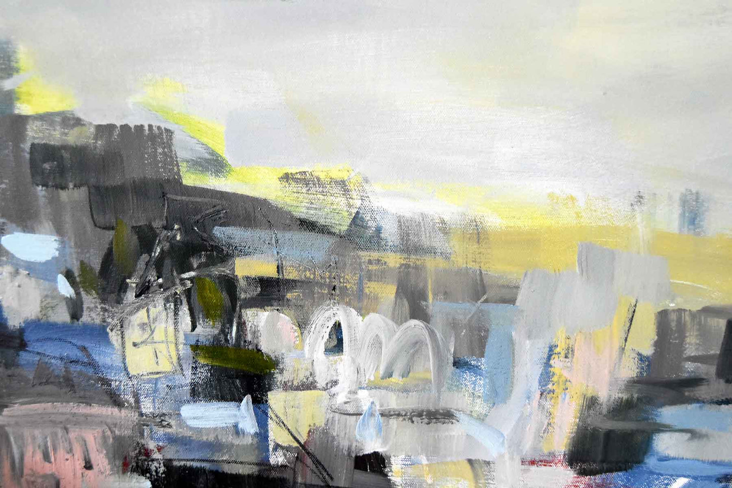 Hush Abstract Painting AVAILABLE VIA GALLERY