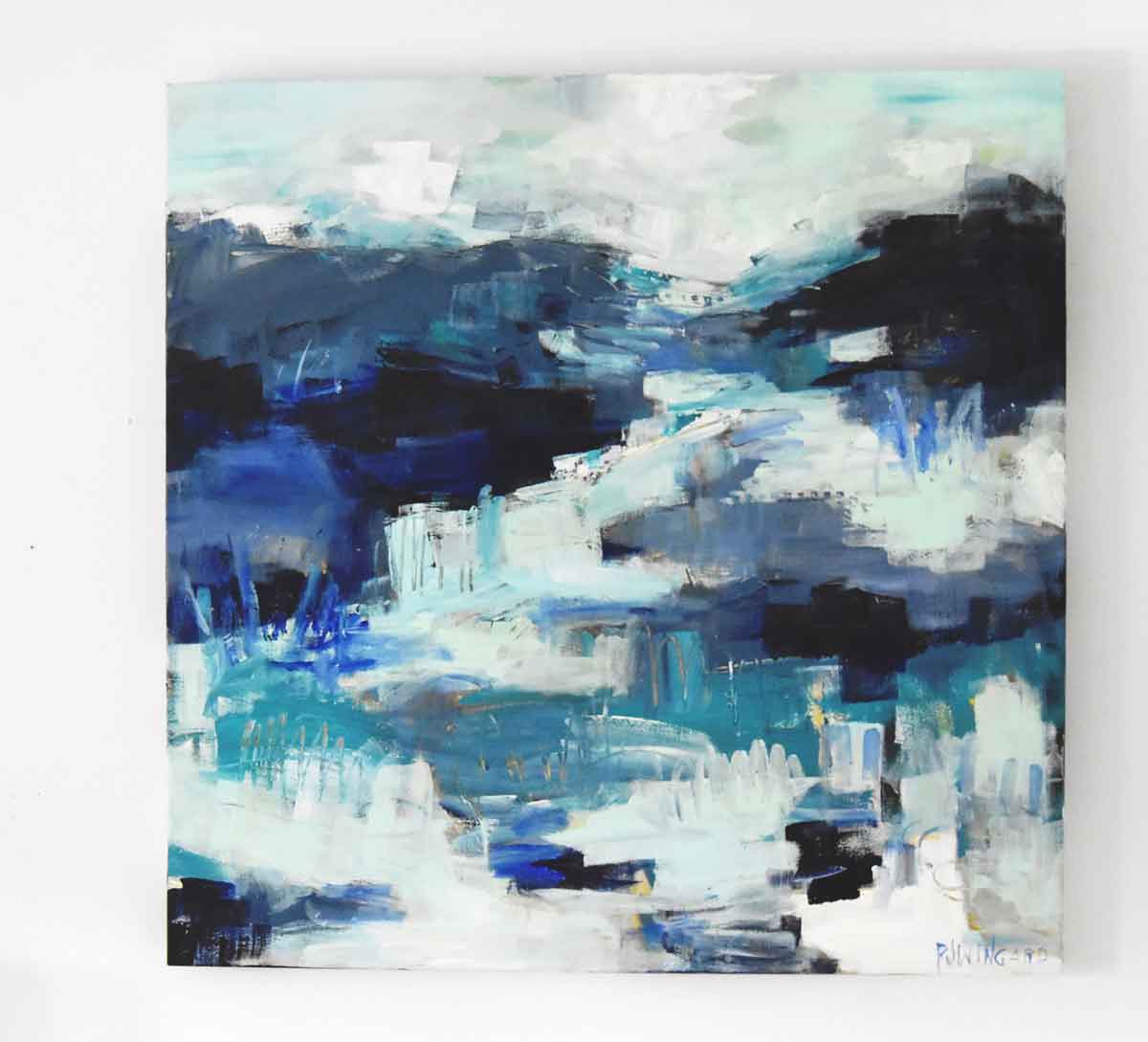 Good Vibration Abstract | Abstract Coastal Painting