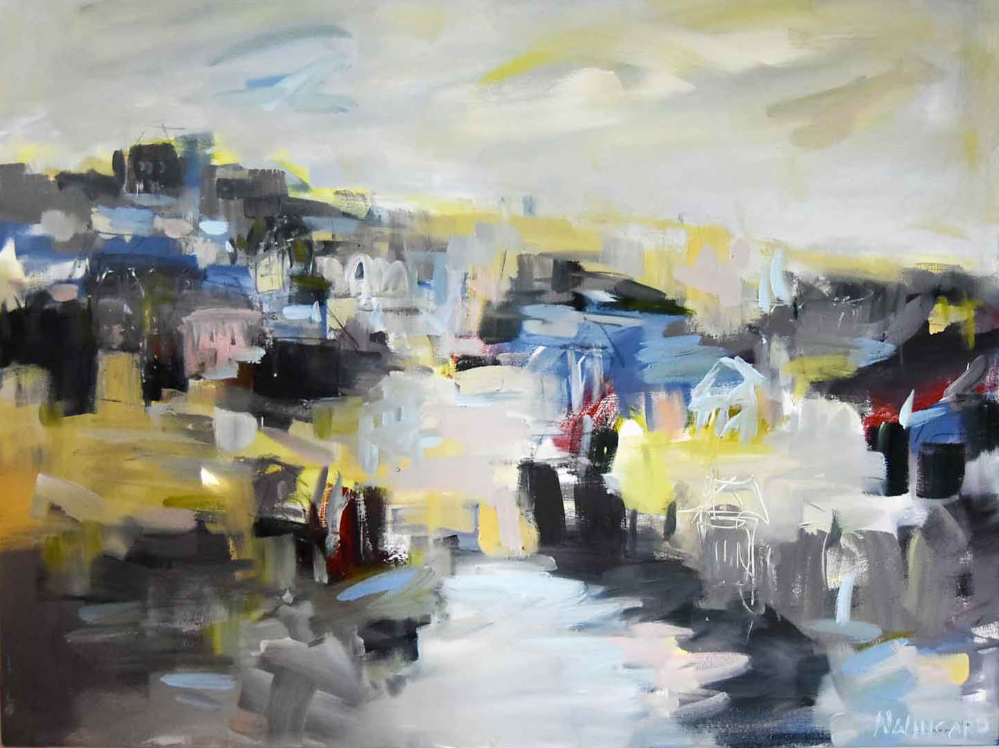 Hush Abstract Painting AVAILABLE VIA GALLERY