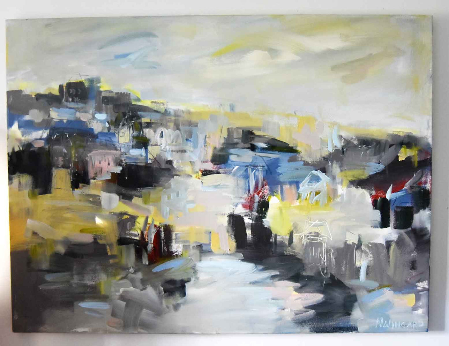 Hush Abstract Painting AVAILABLE VIA GALLERY