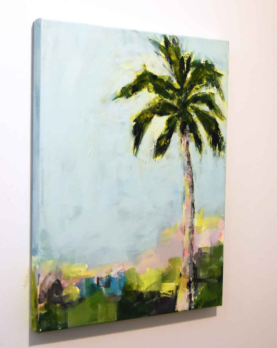 Morning Sunshine- Original Palm Tree Painting