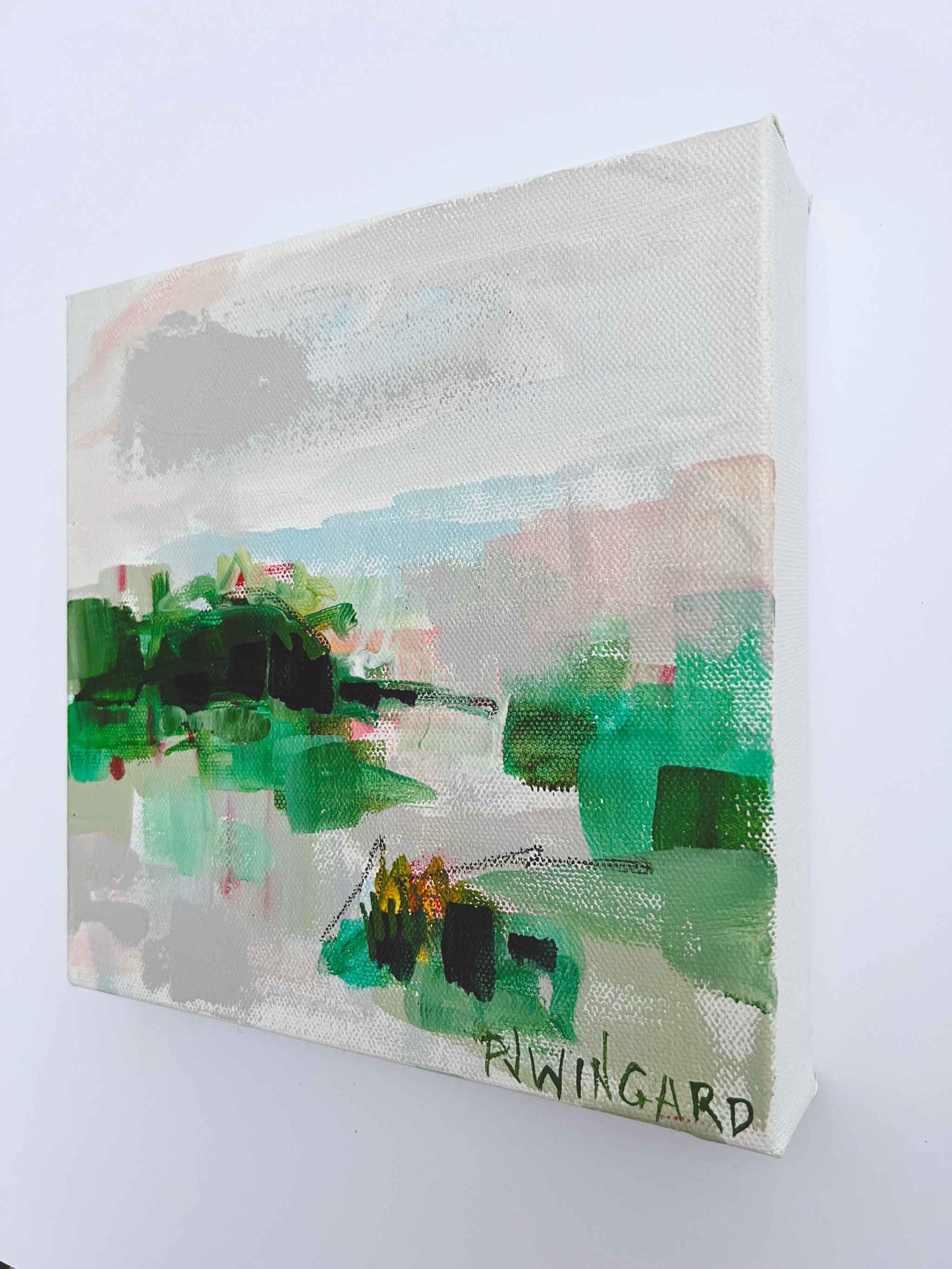 Abstract Painting: PEACE, LOVE, AND JOY