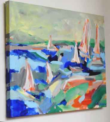 SCENIC ROUTE: MIXED MEDIA PAINTING