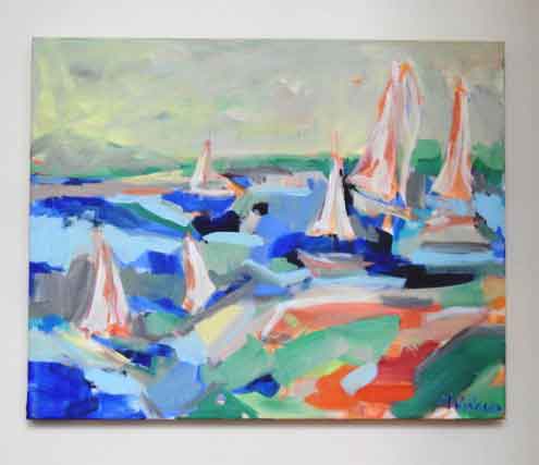 SCENIC ROUTE: MIXED MEDIA PAINTING