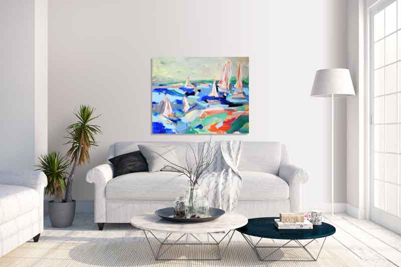SCENIC ROUTE: MIXED MEDIA PAINTING