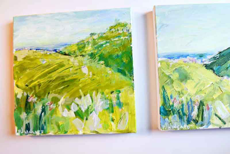 The Open Road. Original Painting: Summer Vacation Collection