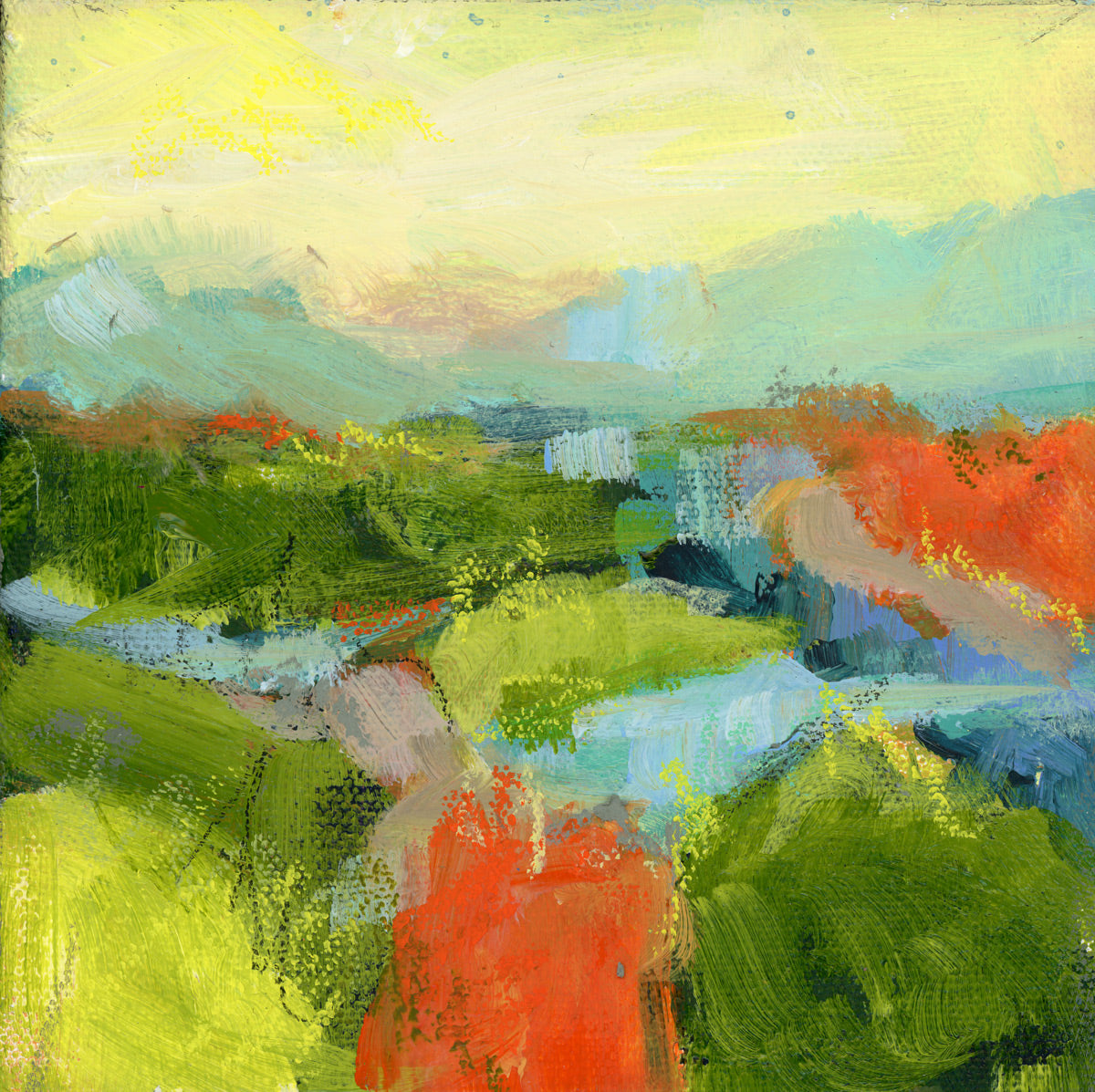 Wonder | Abstract Coastal Painting