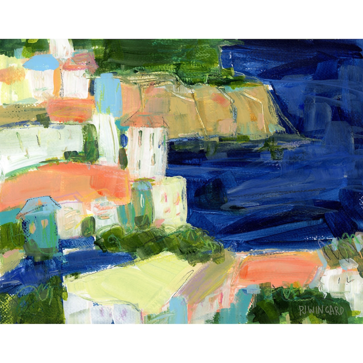 Abstract fine art giclée print by Pamela Wingard.